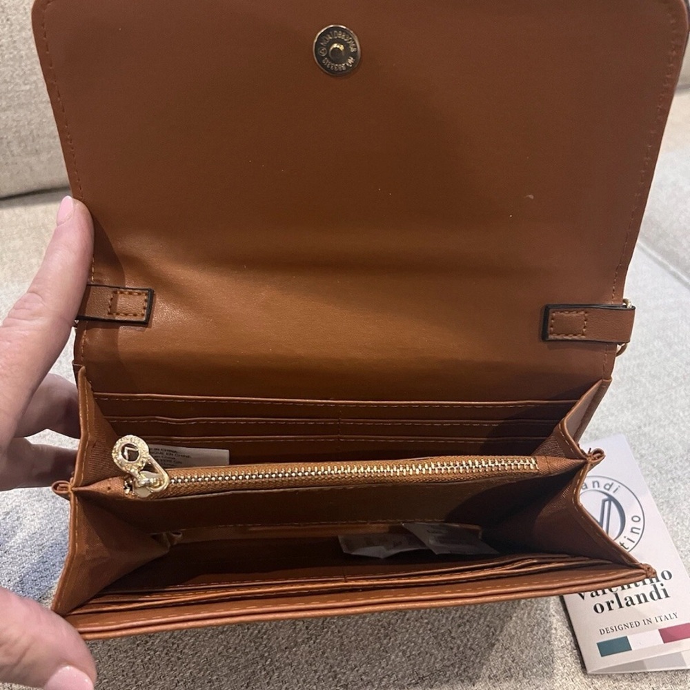 Valentino Orlandi Two-Tone Crossbody Bag - Picture 3 of 3